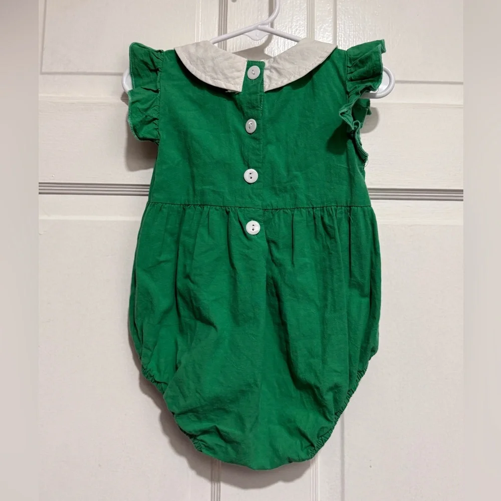 18-24M Easter Bubble Girls Rabbit Bunny Carrot Green - Picture 2 of 3